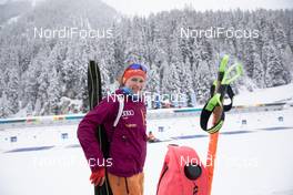 23.01.2021, Antholz, Italy (ITA): Janina Hettich (GER) -  IBU World Cup Biathlon, mass women, Antholz (ITA). www.nordicfocus.com. © Manzoni/NordicFocus. Every downloaded picture is fee-liable.