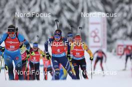 23.01.2021, Antholz, Italy (ITA): Dorothea Wierer (ITA), Justine Braisaz-Bouchet (FRA) -  IBU World Cup Biathlon, mass women, Antholz (ITA). www.nordicfocus.com. © Manzoni/NordicFocus. Every downloaded picture is fee-liable.
