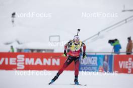 23.01.2021, Antholz, Italy (ITA): Marte Olsbu Roeiseland (NOR) -  IBU World Cup Biathlon, mass women, Antholz (ITA). www.nordicfocus.com. © Manzoni/NordicFocus. Every downloaded picture is fee-liable.