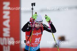 23.01.2021, Antholz, Italy (ITA): Emma Lunder (CAN) -  IBU World Cup Biathlon, mass women, Antholz (ITA). www.nordicfocus.com. © Manzoni/NordicFocus. Every downloaded picture is fee-liable.