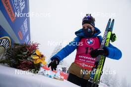 23.01.2021, Antholz, Italy (ITA): Julia Simon (FRA) -  IBU World Cup Biathlon, mass women, Antholz (ITA). www.nordicfocus.com. © Manzoni/NordicFocus. Every downloaded picture is fee-liable.