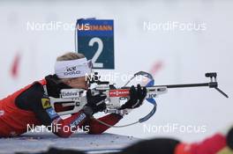 23.01.2021, Antholz, Italy (ITA): Tiril Eckhoff (NOR) -  IBU World Cup Biathlon, mass women, Antholz (ITA). www.nordicfocus.com. © Manzoni/NordicFocus. Every downloaded picture is fee-liable.