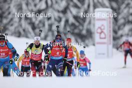 23.01.2021, Antholz, Italy (ITA): Dorothea Wierer (ITA), Marte Olsbu Roeiseland (NOR) -  IBU World Cup Biathlon, mass women, Antholz (ITA). www.nordicfocus.com. © Manzoni/NordicFocus. Every downloaded picture is fee-liable.