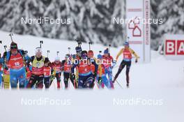 23.01.2021, Antholz, Italy (ITA): Dorothea Wierer (ITA), Marte Olsbu Roeiseland (NOR) -  IBU World Cup Biathlon, mass women, Antholz (ITA). www.nordicfocus.com. © Manzoni/NordicFocus. Every downloaded picture is fee-liable.