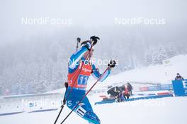23.01.2021, Antholz, Italy (ITA): Olli Hiidensalo (FIN) -  IBU World Cup Biathlon, relay men, Antholz (ITA). www.nordicfocus.com. © Manzoni/NordicFocus. Every downloaded picture is fee-liable.