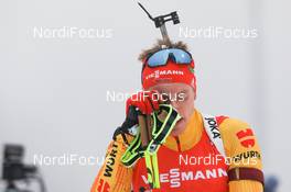 23.01.2021, Antholz, Italy (ITA): Benedikt Doll (GER) -  IBU World Cup Biathlon, relay men, Antholz (ITA). www.nordicfocus.com. © Manzoni/NordicFocus. Every downloaded picture is fee-liable.