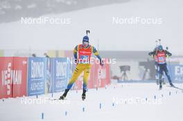 23.01.2021, Antholz, Italy (ITA): Martin Ponsiluoma (SWE) -  IBU World Cup Biathlon, relay men, Antholz (ITA). www.nordicfocus.com. © Manzoni/NordicFocus. Every downloaded picture is fee-liable.