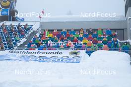 23.01.2021, Antholz, Italy (ITA): Event Feature: artificial spectators -  IBU World Cup Biathlon, relay men, Antholz (ITA). www.nordicfocus.com. © Manzoni/NordicFocus. Every downloaded picture is fee-liable.