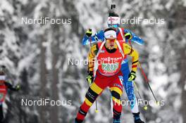23.01.2021, Antholz, Italy (ITA): Thierry Langer (BEL) -  IBU World Cup Biathlon, relay men, Antholz (ITA). www.nordicfocus.com. © Manzoni/NordicFocus. Every downloaded picture is fee-liable.