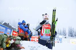 23.01.2021, Antholz, Italy (ITA): Johannes Dale (NOR) -  IBU World Cup Biathlon, relay men, Antholz (ITA). www.nordicfocus.com. © Manzoni/NordicFocus. Every downloaded picture is fee-liable.