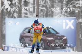 23.01.2021, Antholz, Italy (ITA): Jesper Nelin (SWE) -  IBU World Cup Biathlon, relay men, Antholz (ITA). www.nordicfocus.com. © Manzoni/NordicFocus. Every downloaded picture is fee-liable.