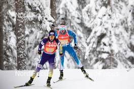 23.01.2021, Antholz, Italy (ITA): Artem Tyshchenko (UKR), Jaakko Ranta (FIN), (l-r) -  IBU World Cup Biathlon, relay men, Antholz (ITA). www.nordicfocus.com. © Manzoni/NordicFocus. Every downloaded picture is fee-liable.