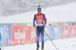 23.01.2021, Antholz, Italy (ITA): Niklas Hartweg (SUI) -  IBU World Cup Biathlon, relay men, Antholz (ITA). www.nordicfocus.com. © Manzoni/NordicFocus. Every downloaded picture is fee-liable.