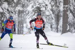 23.01.2021, Antholz, Italy (ITA): David Komatz (AUT) -  IBU World Cup Biathlon, relay men, Antholz (ITA). www.nordicfocus.com. © Manzoni/NordicFocus. Every downloaded picture is fee-liable.