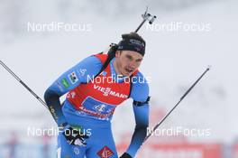 23.01.2021, Antholz, Italy (ITA): Emilien Jacquelin (FRA) -  IBU World Cup Biathlon, relay men, Antholz (ITA). www.nordicfocus.com. © Manzoni/NordicFocus. Every downloaded picture is fee-liable.