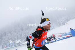 23.01.2021, Antholz, Italy (ITA): Christian Gow (CAN) -  IBU World Cup Biathlon, relay men, Antholz (ITA). www.nordicfocus.com. © Manzoni/NordicFocus. Every downloaded picture is fee-liable.