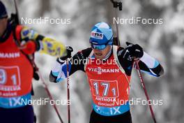 23.01.2021, Antholz, Italy (ITA): Rene Zahkna (EST) -  IBU World Cup Biathlon, relay men, Antholz (ITA). www.nordicfocus.com. © Manzoni/NordicFocus. Every downloaded picture is fee-liable.