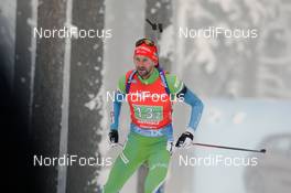 23.01.2021, Antholz, Italy (ITA): Jakov Fak (SLO) -  IBU World Cup Biathlon, relay men, Antholz (ITA). www.nordicfocus.com. © Manzoni/NordicFocus. Every downloaded picture is fee-liable.
