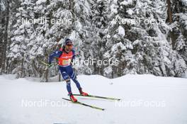 23.01.2021, Antholz, Italy (ITA): Thomas Bormolini (ITA) -  IBU World Cup Biathlon, relay men, Antholz (ITA). www.nordicfocus.com. © Manzoni/NordicFocus. Every downloaded picture is fee-liable.