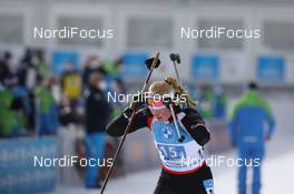 24.01.2021, Antholz, Italy (ITA): Sarah Beaudry (CAN) -  IBU World Cup Biathlon, relay women, Antholz (ITA). www.nordicfocus.com. © Manzoni/NordicFocus. Every downloaded picture is fee-liable.