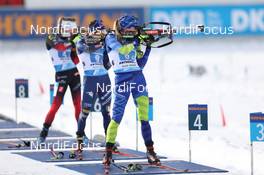 24.01.2021, Antholz, Italy (ITA): Hanna Sola (BLR) -  IBU World Cup Biathlon, relay women, Antholz (ITA). www.nordicfocus.com. © Manzoni/NordicFocus. Every downloaded picture is fee-liable.