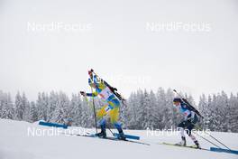 24.01.2021, Antholz, Italy (ITA): Johanna Skottheim (SWE), Susan Dunklee (USA), (l-r) -  IBU World Cup Biathlon, relay women, Antholz (ITA). www.nordicfocus.com. © Manzoni/NordicFocus. Every downloaded picture is fee-liable.