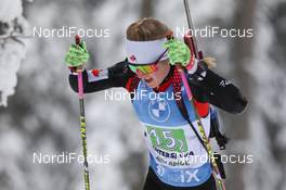 24.01.2021, Antholz, Italy (ITA): Emma Lunder (CAN) -  IBU World Cup Biathlon, relay women, Antholz (ITA). www.nordicfocus.com. © Manzoni/NordicFocus. Every downloaded picture is fee-liable.