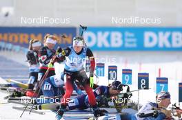 24.01.2021, Antholz, Italy (ITA): Marte Olsbu Roeiseland (NOR) -  IBU World Cup Biathlon, relay women, Antholz (ITA). www.nordicfocus.com. © Manzoni/NordicFocus. Every downloaded picture is fee-liable.