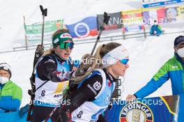 24.01.2021, Antholz, Italy (ITA): Lisa Theresa Hauser (AUT) -  IBU World Cup Biathlon, relay women, Antholz (ITA). www.nordicfocus.com. © Manzoni/NordicFocus. Every downloaded picture is fee-liable.