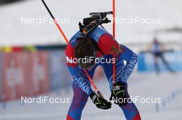 24.01.2021, Antholz, Italy (ITA): Uliana Kaisheva (RUS) -  IBU World Cup Biathlon, relay women, Antholz (ITA). www.nordicfocus.com. © Manzoni/NordicFocus. Every downloaded picture is fee-liable.