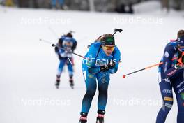 24.01.2021, Antholz, Italy (ITA): Anais Bescond (FRA) -  IBU World Cup Biathlon, relay women, Antholz (ITA). www.nordicfocus.com. © Manzoni/NordicFocus. Every downloaded picture is fee-liable.