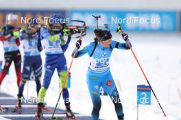 24.01.2021, Antholz, Italy (ITA): Julia Simon (FRA) -  IBU World Cup Biathlon, relay women, Antholz (ITA). www.nordicfocus.com. © Manzoni/NordicFocus. Every downloaded picture is fee-liable.