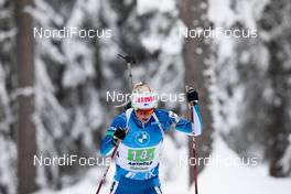 24.01.2021, Antholz, Italy (ITA): Mari Eder (FIN) -  IBU World Cup Biathlon, relay women, Antholz (ITA). www.nordicfocus.com. © Manzoni/NordicFocus. Every downloaded picture is fee-liable.