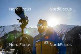 20.01.2021, Antholz, Italy (ITA): Patrick Favre (ITA), coach Team France -  IBU World Cup Biathlon, training, Antholz (ITA). www.nordicfocus.com. © Manzoni/NordicFocus. Every downloaded picture is fee-liable.