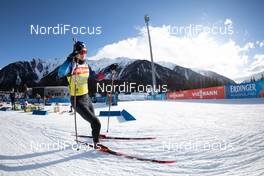 20.01.2021, Antholz, Italy (ITA): Sebastian Stalder (SUI) -  IBU World Cup Biathlon, training, Antholz (ITA). www.nordicfocus.com. © Manzoni/NordicFocus. Every downloaded picture is fee-liable.
