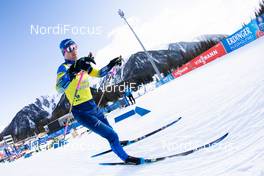 20.01.2021, Antholz, Italy (ITA): Jesper Nelin (SWE) -  IBU World Cup Biathlon, training, Antholz (ITA). www.nordicfocus.com. © Manzoni/NordicFocus. Every downloaded picture is fee-liable.