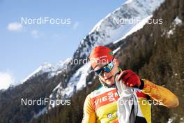 20.01.2021, Antholz, Italy (ITA): Benedikt Doll (GER) -  IBU World Cup Biathlon, training, Antholz (ITA). www.nordicfocus.com. © Manzoni/NordicFocus. Every downloaded picture is fee-liable.