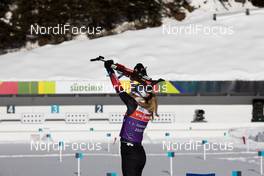 20.01.2021, Antholz, Italy (ITA): Ingrid Landmark Tandrevold (NOR) -  IBU World Cup Biathlon, training, Antholz (ITA). www.nordicfocus.com. © Manzoni/NordicFocus. Every downloaded picture is fee-liable.