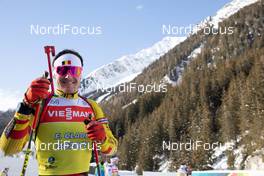 20.01.2021, Antholz, Italy (ITA): Florent Claude (BEL) -  IBU World Cup Biathlon, training, Antholz (ITA). www.nordicfocus.com. © Manzoni/NordicFocus. Every downloaded picture is fee-liable.