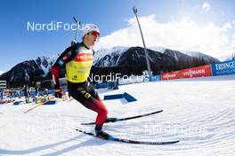 20.01.2021, Antholz, Italy (ITA): Vetle Sjaastad Christiansen (NOR) -  IBU World Cup Biathlon, training, Antholz (ITA). www.nordicfocus.com. © Manzoni/NordicFocus. Every downloaded picture is fee-liable.