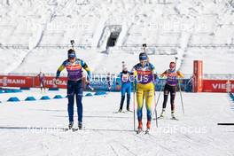 20.01.2021, Antholz, Italy (ITA): Linn Persson (SWE), Mona Brorsson (SWE), (l-r) -  IBU World Cup Biathlon, training, Antholz (ITA). www.nordicfocus.com. © Manzoni/NordicFocus. Every downloaded picture is fee-liable.