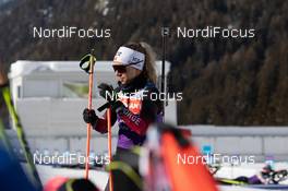 20.01.2021, Antholz, Italy (ITA): Tiril Eckhoff (NOR) -  IBU World Cup Biathlon, training, Antholz (ITA). www.nordicfocus.com. © Manzoni/NordicFocus. Every downloaded picture is fee-liable.