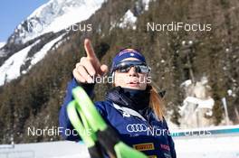20.01.2021, Antholz, Italy (ITA): Dorothea Wierer (ITA) -  IBU World Cup Biathlon, training, Antholz (ITA). www.nordicfocus.com. © Manzoni/NordicFocus. Every downloaded picture is fee-liable.