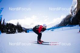 20.01.2021, Antholz, Italy (ITA): Simon Eder (AUT) -  IBU World Cup Biathlon, training, Antholz (ITA). www.nordicfocus.com. © Manzoni/NordicFocus. Every downloaded picture is fee-liable.