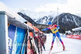 20.01.2021, Antholz, Italy (ITA): Evgeniy Garanichev (RUS) -  IBU World Cup Biathlon, training, Antholz (ITA). www.nordicfocus.com. © Manzoni/NordicFocus. Every downloaded picture is fee-liable.