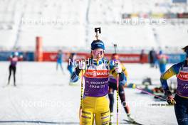 20.01.2021, Antholz, Italy (ITA): Mona Brorsson (SWE) -  IBU World Cup Biathlon, training, Antholz (ITA). www.nordicfocus.com. © Manzoni/NordicFocus. Every downloaded picture is fee-liable.