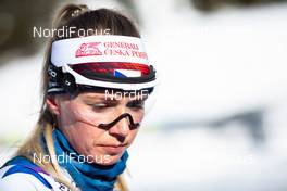 20.01.2021, Antholz, Italy (ITA): Eva Puskarcikova (CZE) -  IBU World Cup Biathlon, training, Antholz (ITA). www.nordicfocus.com. © Manzoni/NordicFocus. Every downloaded picture is fee-liable.