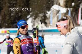 20.01.2021, Antholz, Italy (ITA): Franziska Preuss (GER) -  IBU World Cup Biathlon, training, Antholz (ITA). www.nordicfocus.com. © Manzoni/NordicFocus. Every downloaded picture is fee-liable.
