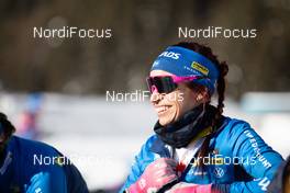 20.01.2021, Antholz, Italy (ITA): Elisabeth Hoegberg (SWE) -  IBU World Cup Biathlon, training, Antholz (ITA). www.nordicfocus.com. © Manzoni/NordicFocus. Every downloaded picture is fee-liable.
