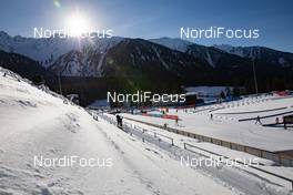 20.01.2021, Antholz, Italy (ITA): Event Feature: Overview over the venue of Antholz -  IBU World Cup Biathlon, training, Antholz (ITA). www.nordicfocus.com. © Manzoni/NordicFocus. Every downloaded picture is fee-liable.